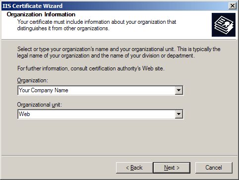 Генерация CSR на Microsoft IIS 5x/6x